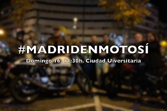 Voluntarios para la manifestación Madrid en Moto Sí