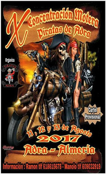 X Concentración motera Los Piratas de Adra