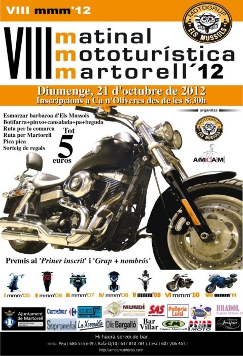 VIII MATINAL MOTOTURISTICA MARTORELL 2012