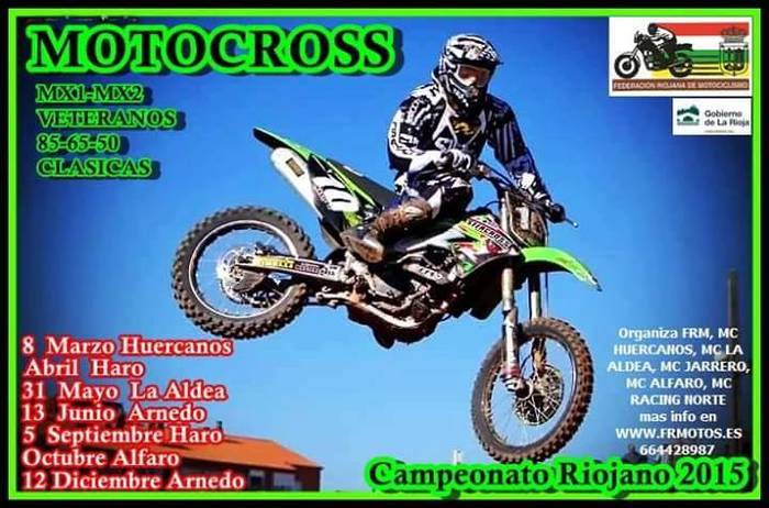 Motocross Campeonato Riojano 2015