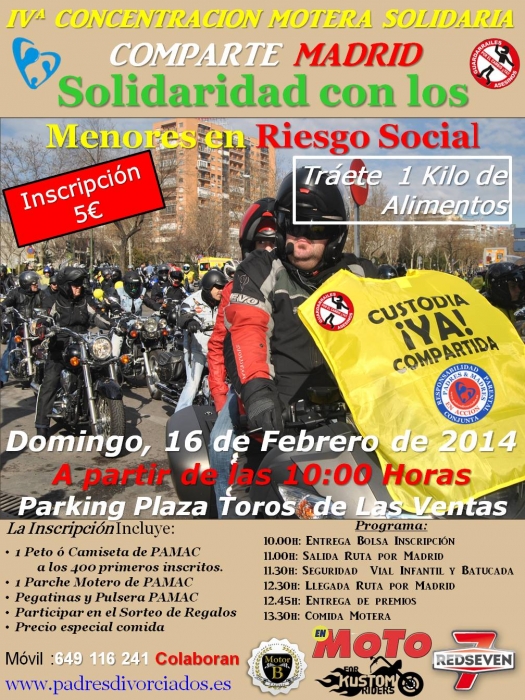 IVª Concentracion Motera Solidaria: Comparte Madrid