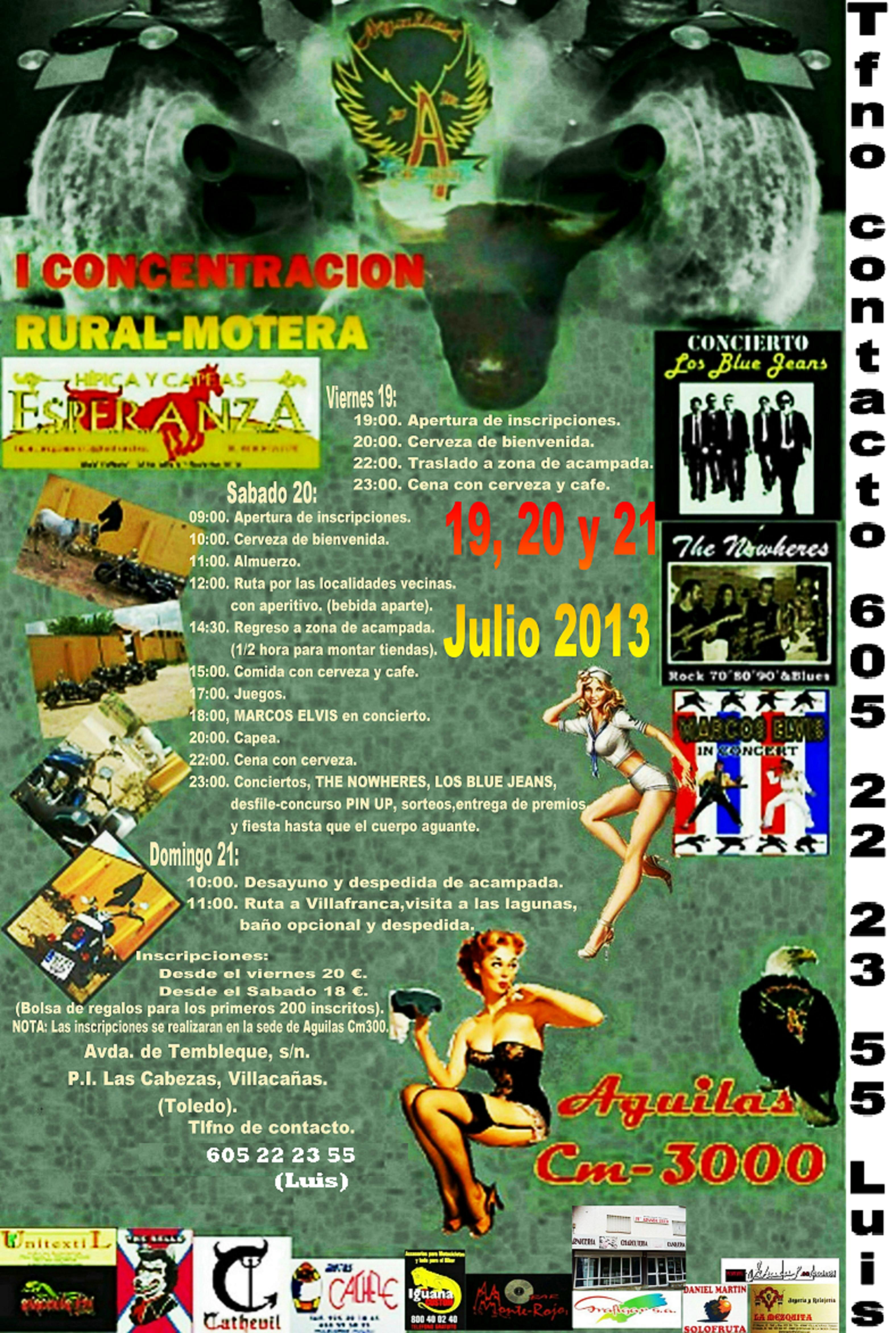 I CONCENTRACION RURAL-MOTERA DE AGUILAS CM-3000