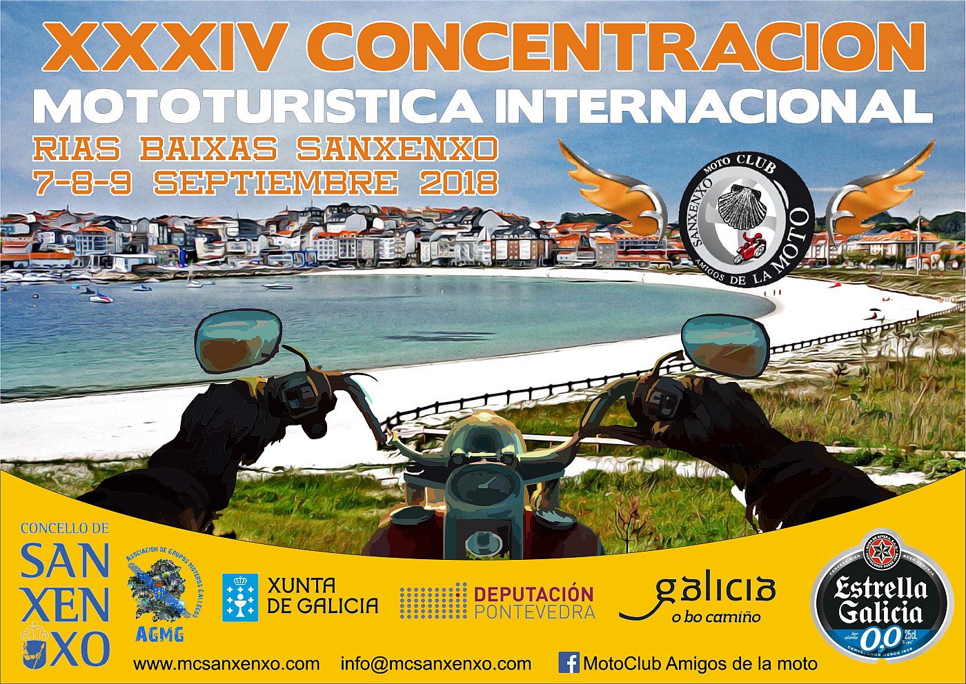 XXXIVª Concentración Mototurística Internacional Rias Baixas Sanxenxo