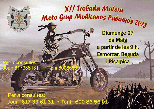 XII Trobada Motera Moto Grup Mohicanos
