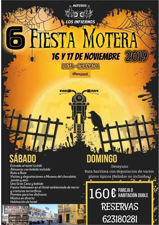 VI Fiesta Motera Los Infiernos Halloween