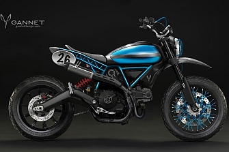 Motos de Autor: Ducati Scrambler por Gannet Design