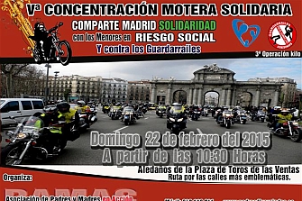 Vª Concentración Motera Solidaria: Comparte Madrid