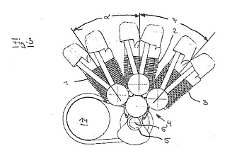 BMW Motorrad patenta un motor W3