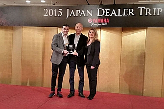 Yamaha premia a Manell Motor en Japón