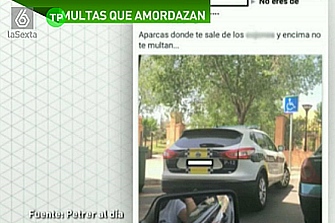 Multa de 800 € por colgar en internet una foto de un coche de policía mal aparcado