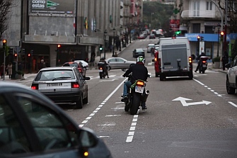 Las motos toman las calles de Vigo