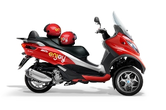 El motosharing en Roma se llama `Enjoy´