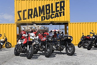 Las tres Ducati Scrambler Ibéricas presentadas en el WDW16
