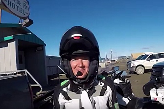 Una californiana realiza 18.000 km en su primer viaje en moto