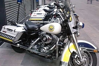 Cinco Harley-Davidson de la Policía Local de Valencia saldrán a subasta