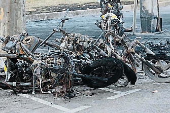 Nuevo incendio intencionado de motos en Tarragona