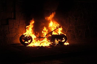 Los propietarios de motos en San Sebastián están aterrorizados