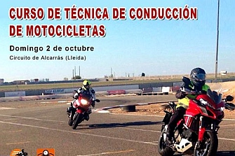 Curso de Técnicas de Conducción de Motocicletas impartido por la Escuela Nacional de Conducción de Motocicletas