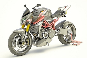 El proyecto de moto híbrida francés