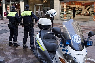 Campaña de control de motos en Vitoria