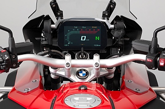 Conectividad BMW Motorrad mediante pantalla configurable