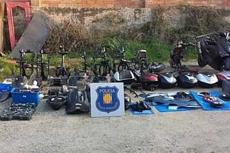 Califican de “plaga” el robo de motos en Cataluña