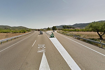 Piden mejorar la seguridad vial de la N-340 en Castellón