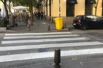 El Ayto. de Madrid Elimina los Pasos de Peatones Bicolor
