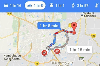 Google Maps incorpora rutas en moto