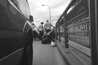 Fallecen dos motoristas en Madrid