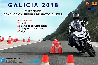 Cursos de Conducción de Motocicletas Galicia 2018
