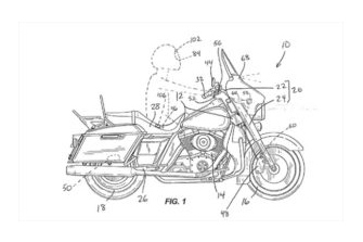 Harley-Davidson patenta un sistema de sensores para la frenada automática de emergencia