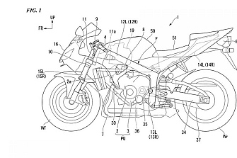 Patentes: Honda diseña un chasis reforzado con fibra de carbono