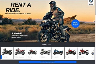 `Rent a Ride´, nuevo servicio de alquiler de motos de BMW Motorrad