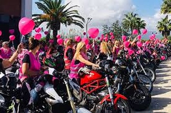 Las moteras se unen contra el cáncer de mama