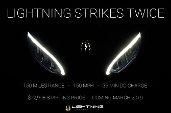 Lightning anuncia el lanzamiento de un segundo modelo más económico