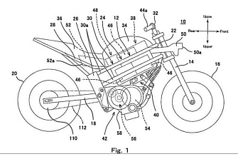 Patentes: la moto eléctrica de Kawasaki podría tener marchas
