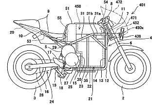 Aparecen nuevas patentes de la moto eléctrica de Kawasaki