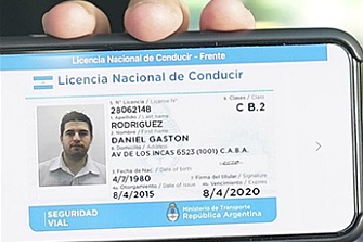Carné de conducción digital para los argentinos