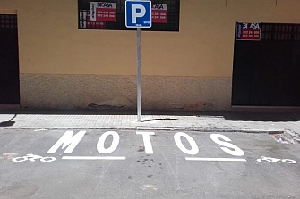 Jaén habilita nuevos aparcamientos para motos
