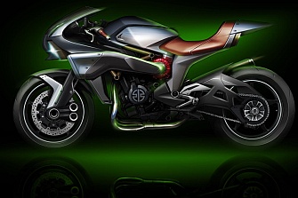Moto hibrida de Kawasaki