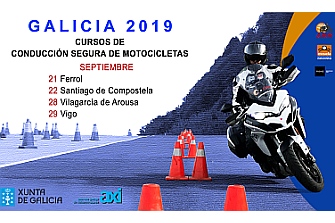 Cursos de Conducción de Motocicletas Galicia 2019 2º Semestre