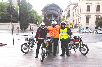 Tres amantes de las Bultaco Mercurio darán la vuelta a Andalucía