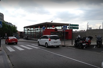 Nuevas plazas de aparcamiento de moto en el aparcamiento de Hortaleza