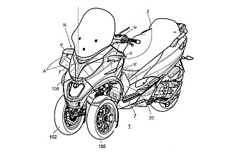 Patentes: aerodinámica activa de Piaggio 