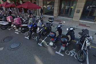 Oviedo mantiene inalterado el mayor parking de motos en la inminente peatonalización
