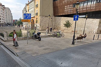 Burgos crea nuevos aparcamientos para motos