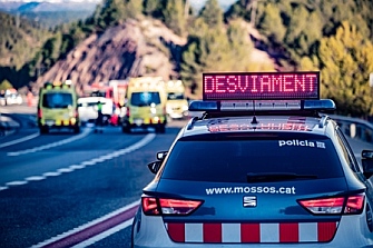 Fallece un motorista tras chocar con un jabalí en Barcelona