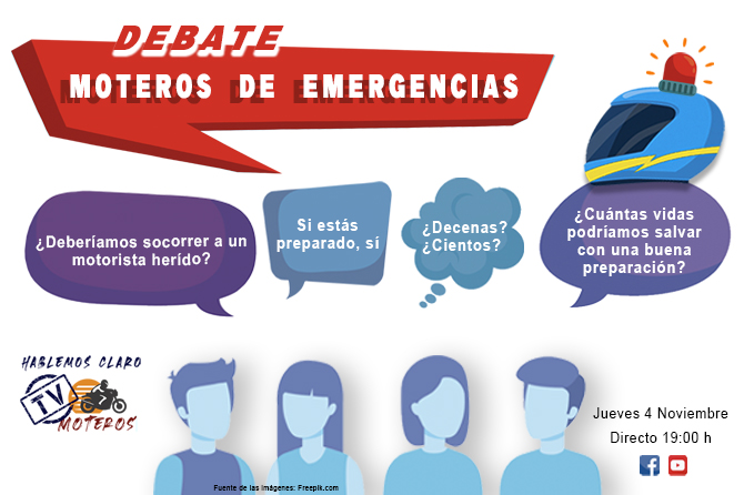 Hablemos Claro: Debate Moteros de Emergencia
