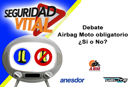Debatimos en TVE sobre la obligatoriedad del Airbag para motoristas